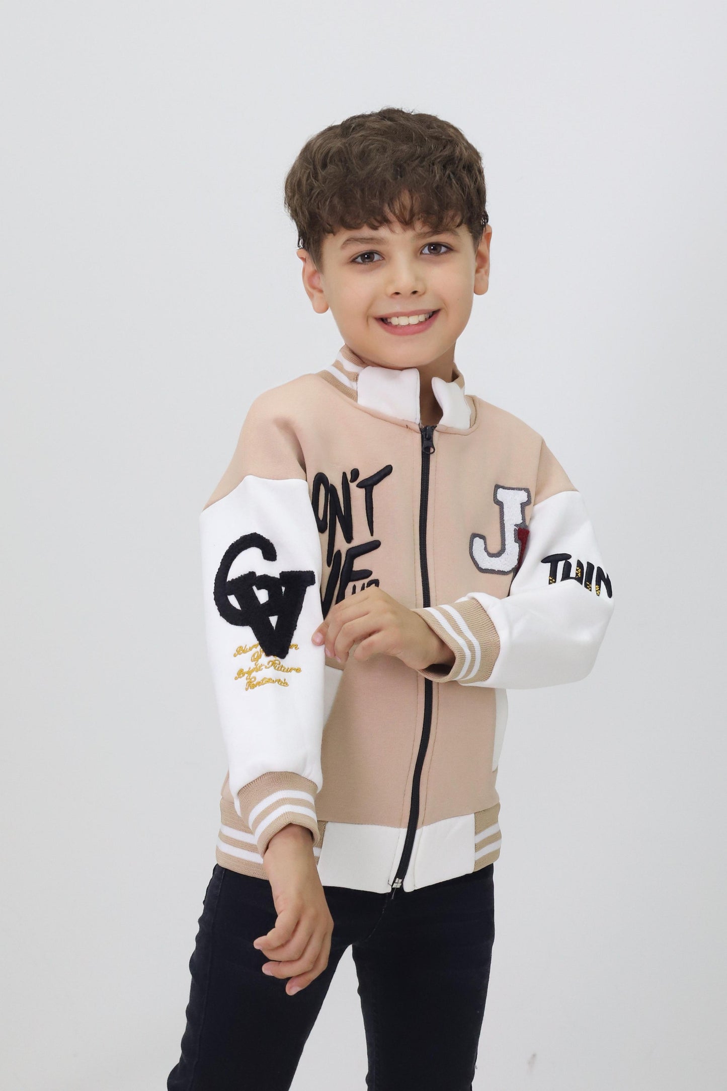 Unisex Çocuk Detaylı Kolej Ceket