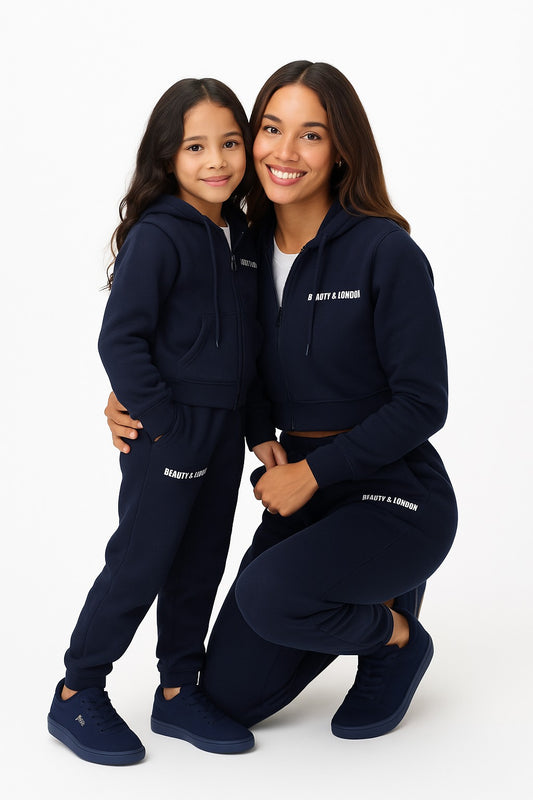 Anne - Kız Eşofman Takımı Lacivert - The Velavois