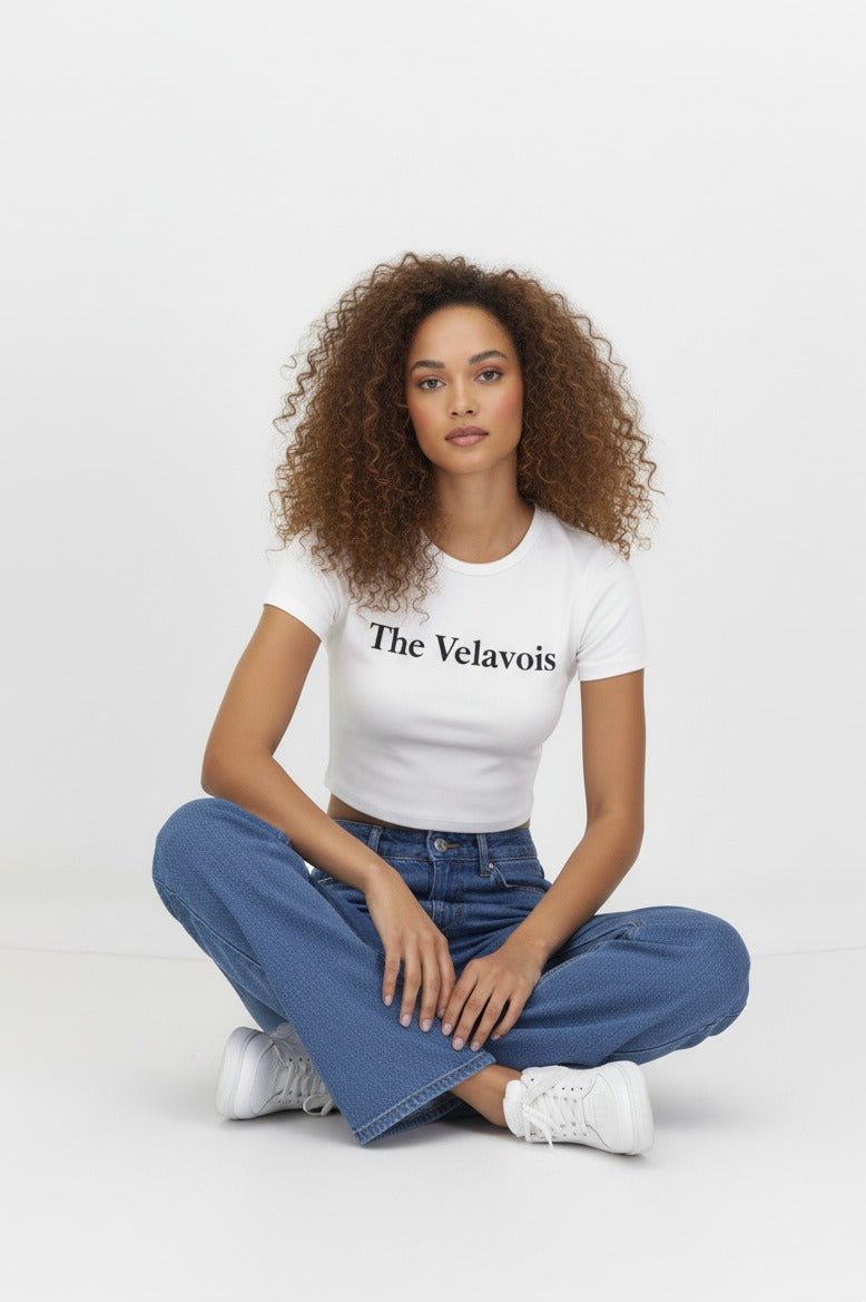 Kadın Bol Paça Baggy Kot Pantolon Açık Mavi - The Velavois