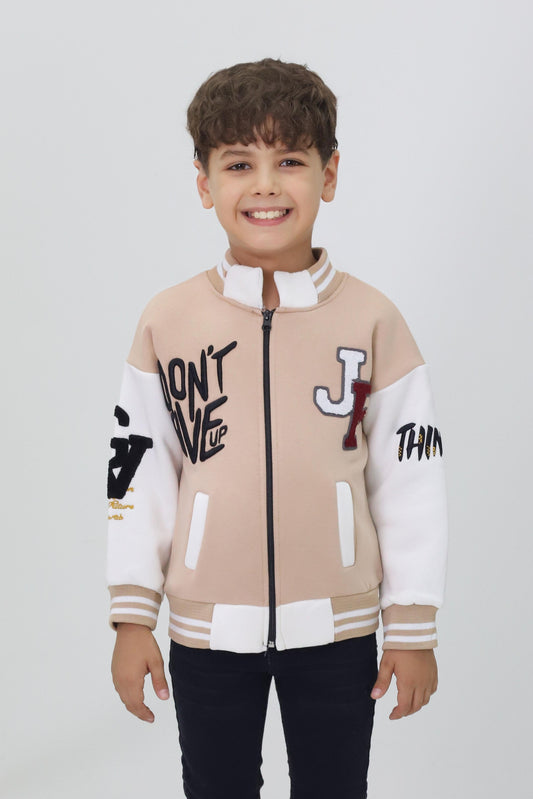 Unisex Çocuk Detaylı Kolej Ceket